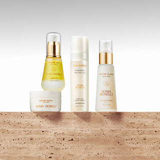 The Quick Glow Kit on a stone ledge