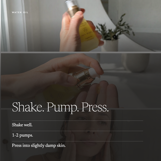 Water Oil Skin Prep Facial Serum-Oil