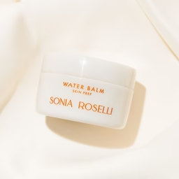 Water balm on White Silk 