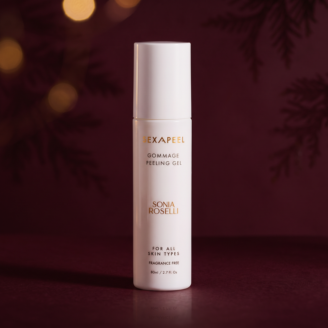 sexapeel gommage peeling gel holiday backgorund