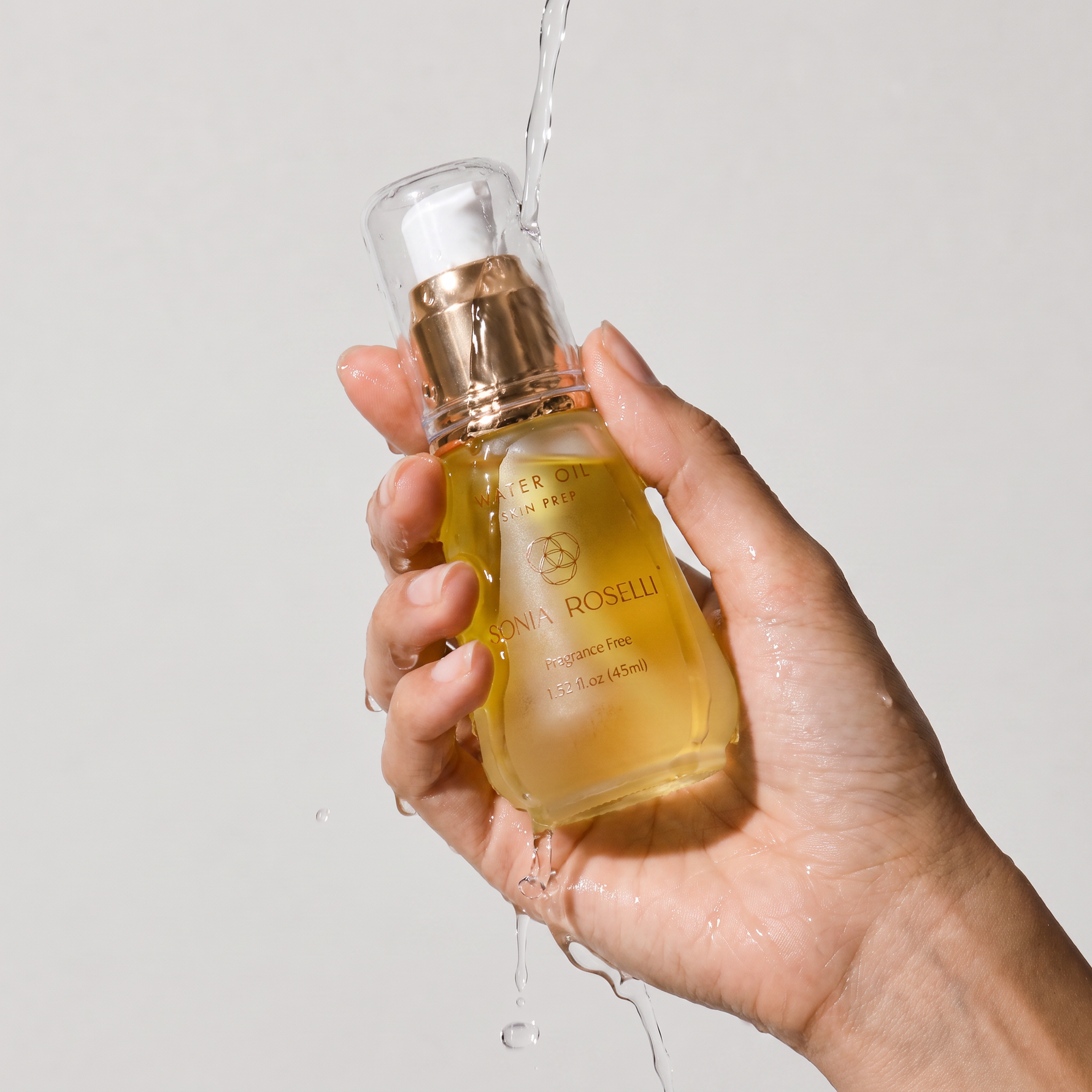 water oil with water on it